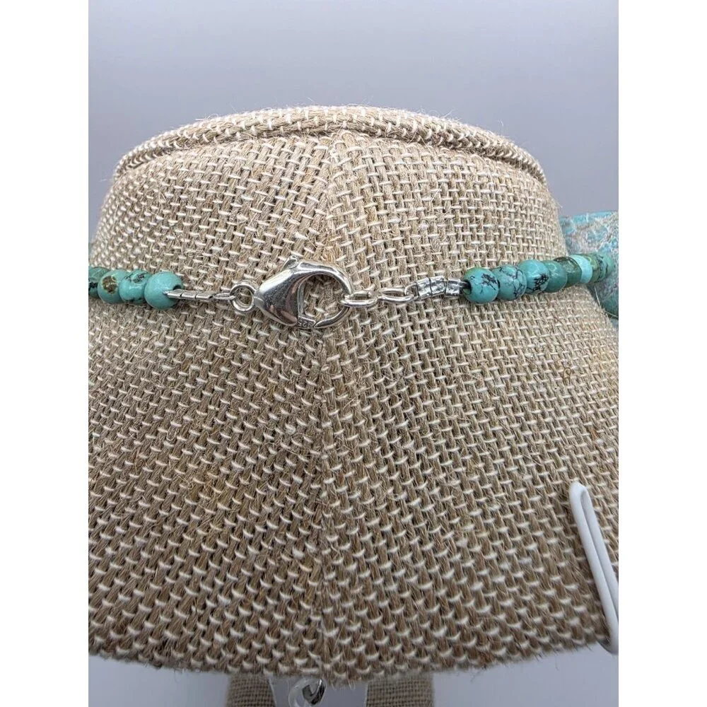 Huge Turquoise and Navajo Pearls Necklace 22